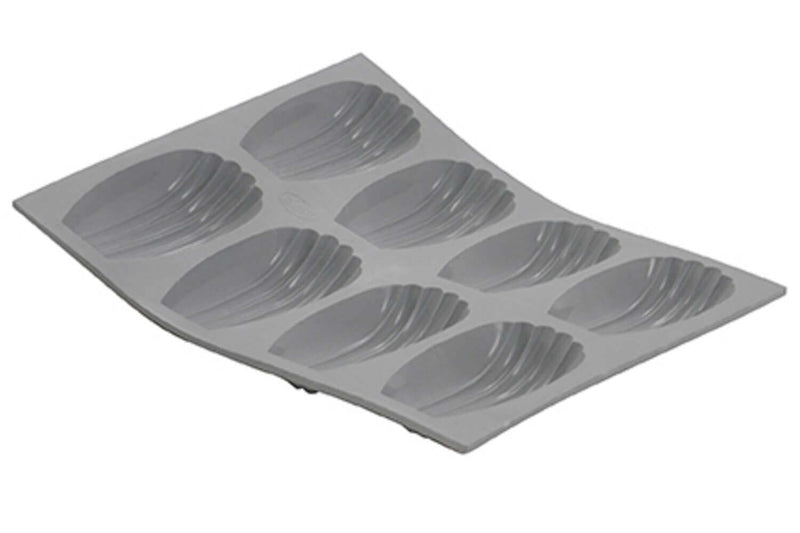 Plaque à madeleines en silicone De Buyer Elastomoule 8 ou 9 alvéoles - 8