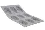 Plaque à madeleines en silicone De Buyer Elastomoule 8 ou 9 alvéoles - 9