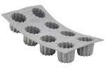 Moule à cannelés bordelais en silicone De Buyer Elastomoule 6 ou 8 alvéoles - 8