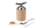 Moulin à graines de lin manuel Peugeot Isen en bois et inox 13cm