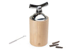 Moulin à poivre long manuel Peugeot Isen en bois et inox 16cm