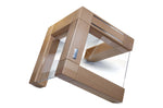 Bloc vide Artelegno Grand Prix en bois et plexiglass pour 10 couteaux de cuisine - Hêtre