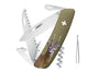Couteau multifonction SWIZA D05 olive chevreuil 12 fonctions 95mm