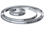 Cercle à tarte perforé rond De Buyer en inox