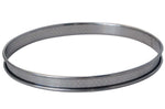 Cercle à tarte perforé rond De Buyer en inox