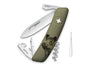 Couteau multifonction SWIZA D03 kaki sanglier 11 fonctions 95mm