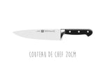 Coffret 2 couteaux Zwilling Professionnal S forgés Office + Chef