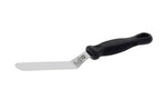 Mini spatule coudée inox De Buyer FKOfficium lame arrondie - 9 cm