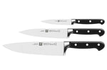 Coffret 3 couteaux Zwilling Professionnals S forgés Office + Trancheur + Chef