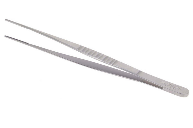 Pince de présentation De Buyer droite en inox - 30 cm