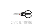 Bloc couteaux hêtre 7 pièces Zwilling Professionnal S lames forgées