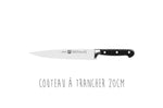 Bloc couteaux hêtre 7 pièces Zwilling Professionnal S lames forgées