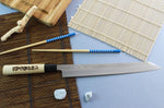 Couteau yanagiba kiritsuke japonais artisanal Yoshihiro Jyosaku White 2 steel 27cm