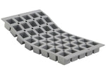 Plaque De Buyer Elastomoule en silicone 40 mini-cubes
