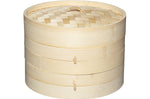 Cuiseur vapeur bambou Kitchen Craft 2 niveaux - 20cm