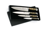 Coffret 4 couteaux forgés Güde Alpha Chêne