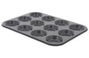 Plaque 12 tartelettes rondes De Buyer en acier anti-adhésif