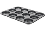 Plaque 12 mini savarins De Buyer en acier anti-adhésif