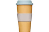Mug nomade Kitchen Craft fibre de bambou 375ml - Jaune