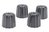 Lot de 4 moules à cannelés bordelais De Buyer anti-adhésifs