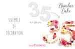 Kit number cake Scrapcooking 9 chiffres - Réutilisable
