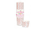 Boite 25 caissettes rigides de cuisson Scrapcooking 6x4,5cm - Etoiles rouges