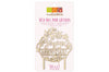 Cake topper "Joyeux Anniversaire" Scrapcooking en bois