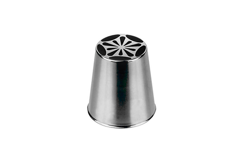 Douille russe à fleurs De Buyer inox - Décor fleur n°241
