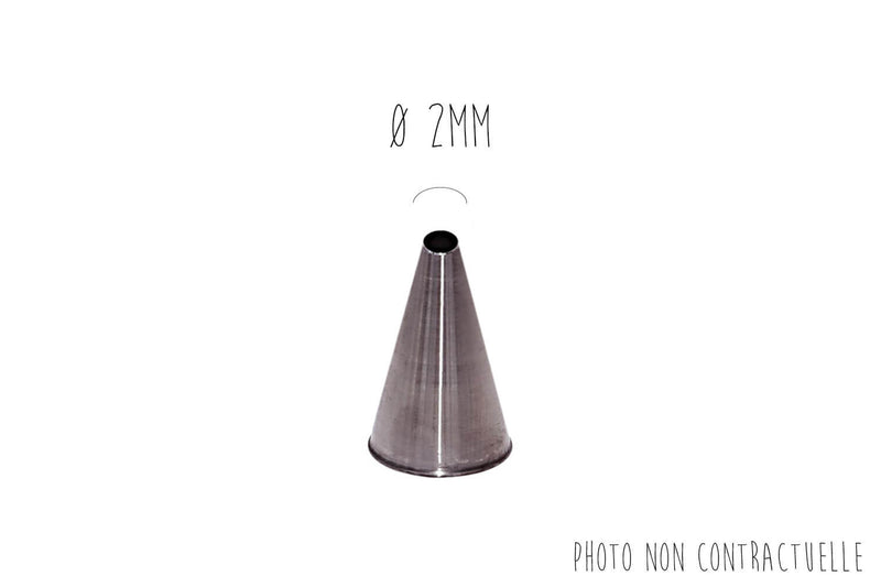 Douille unie De Buyer inox - De 2 à 20mm - 2mm