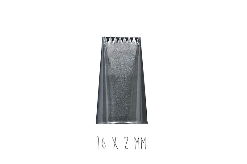 Douille à bûche plate De Buyer inox - 2mm