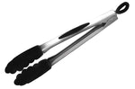 Pince de cuisine Mastrad 30cm acier et silicone noir