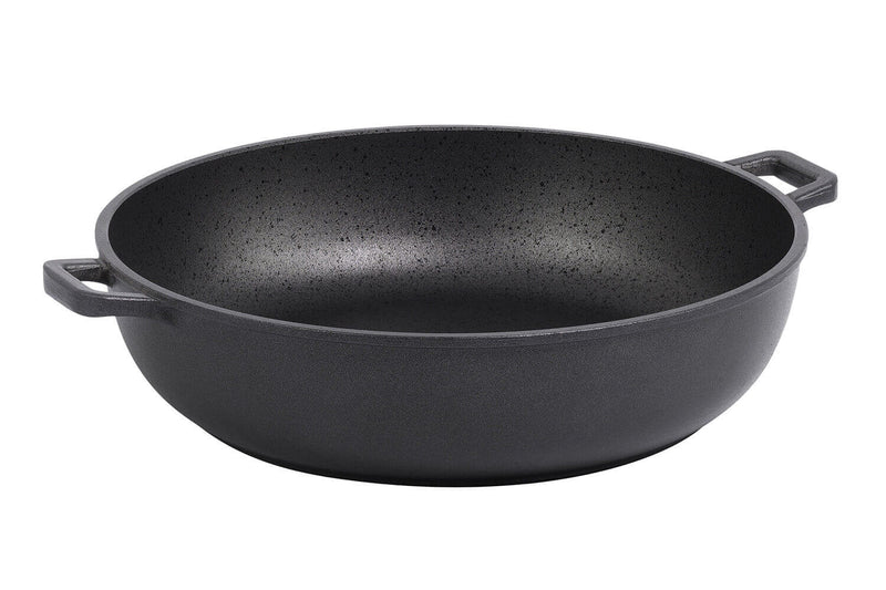 Sautoir en fonte d'aluminium De Buyer Choc Extrême avec 2 anses - 24cm