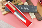 Couteau santoku japonais artisanal Yu Kurosaki Yami Aogami Super 16,5cm