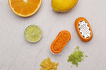 Zesteur Microplane Flexi Zesti™ en silicone - Orange