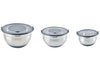 Set de 3 bols inox avec couvercles Mastrad 16, 20 et 24cm