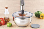 Set de 3 bols inox avec couvercles Mastrad 16, 20 et 24cm