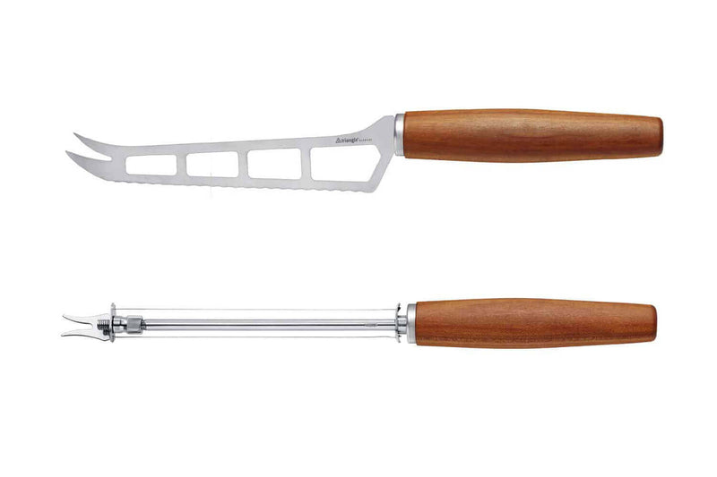 Set de découpe à fromage Triangle Sense manche bois