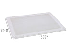 Plaque perforée en aluminium De Buyer sans rebord 1,5mm d'épaisseur - 30 x 20 cm