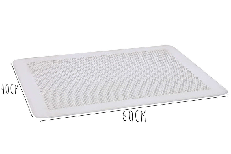 Plaque perforée en aluminium De Buyer sans rebord 1,5mm d'épaisseur - 60 x 40 cm
