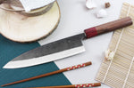 Couteau de chef japonais artisanal Wusaki Yuzo BS2 21cm
