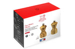 Coffret duo moulin à sel et poivre Peugeot Bistro en bois d'olivier 10cm