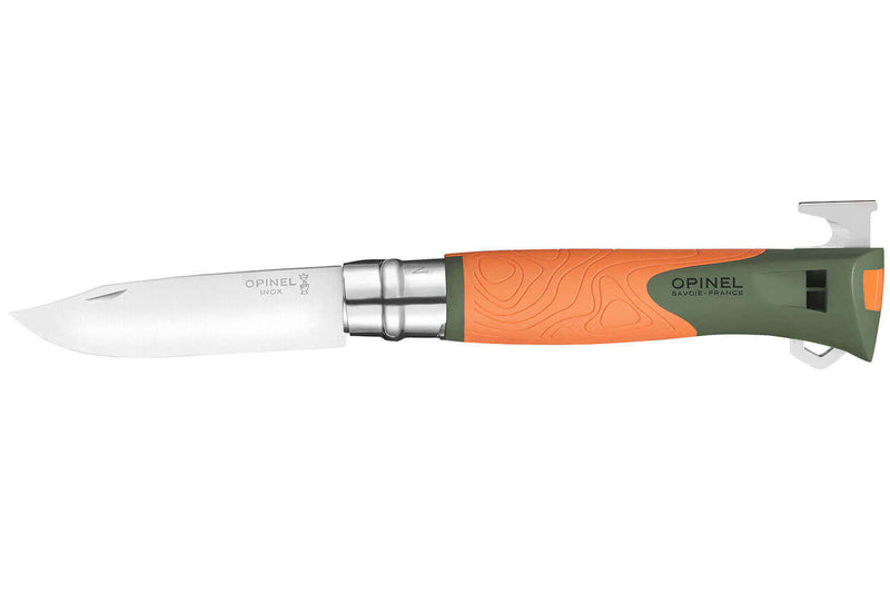 Couteau pliant Opinel N°12 Explore Tire-Tique lame inox