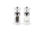 Coffret duo moulin à sel et poivre Peugeot Oslo en acrylique et inox 14cm - Sel sec