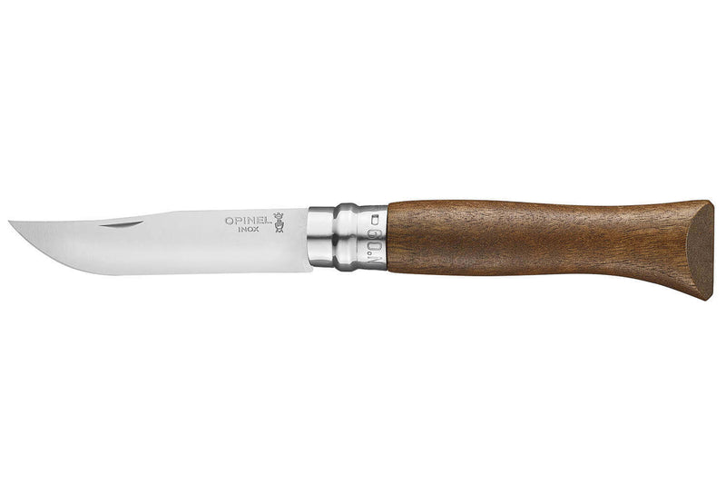 Couteau Opinel Tradition Luxe N°09 lame 9cm manche en bois - Noyer