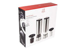 Coffret duo moulin à sel et poivre électrique Peugeot Elis Sense U Select en inox avec éclairage 20cm