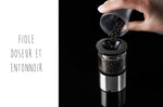 Coffret duo moulin à sel et poivre électrique Peugeot Elis Sense U Select en inox avec éclairage 20cm