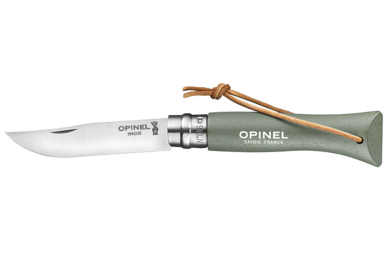 Couteau Opinel N°06 Baroudeur lame 7cm manche sauge