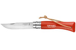 Couteau Opinel N°07 Baroudeur lame 8cm manche orange