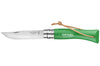 Couteau Opinel N°07 Baroudeur lame 8cm manche vert prairie