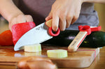 Coffret Opinel Le Petit Chef couteau + éplucheur + protège-doigts - Rouge